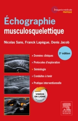 Echographie musculosquelettique. Elsevier Masson