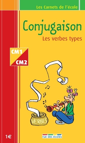 Couverture de Conjugaison : les verbes types CM1-CM2